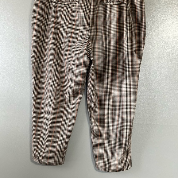 Atyre size 20W pull on crop ankle tapered, leg pants brown, and black‎ plaid - Picture 7 of 9